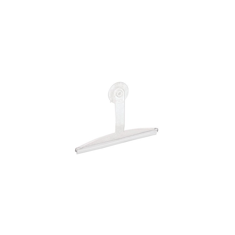 InterDesign Basic Limpiador de Cristales, rasqueta limpiacristales Ancha de plástico