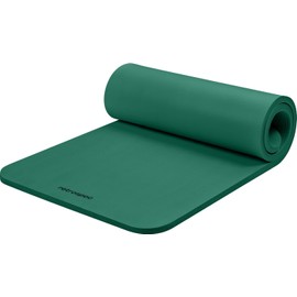 Retrospec Solana Yoga Mat 1" Thick w/Nylon Strap for Men & Women - Non Slip Exercise Mat for Home Yoga, Pilates, Stretching, Floor & Fitness Workouts