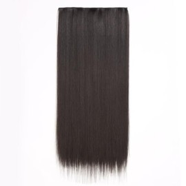 Straight Clip-In Hair Extension Natural Black Shine