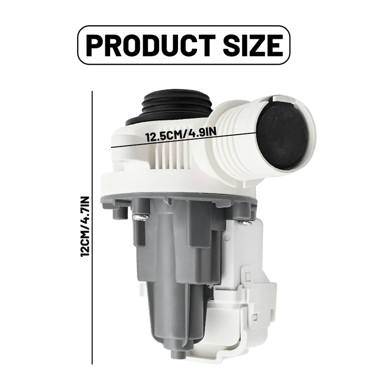 W10775446 Washer Drain Pump W10919003 Replacement for Amana Replacement for