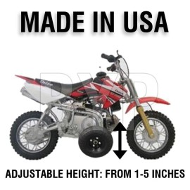 BYP-TW Adjustable Height - China Replica Generic Dirt Bike YOUTH TRAINING WHEELS ONLY