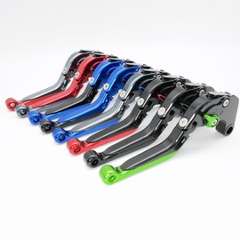 Generic Motorcycle Folding Extendable Brake Clutch Levers Replacement for SUZUKI GSX-S1000/F/S/ABS 2015-2020 | GSXR1000 2009-2024 | GSXR 600/750 2006-2024 | KATANA 2020 (BLACK RED `red), F35/V4A