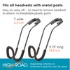 High Road Car Hooks for Purses and Bags with Leather