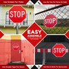 OLANZU Stop Sign 18”x 18” - 0.06 Inch High Intensity