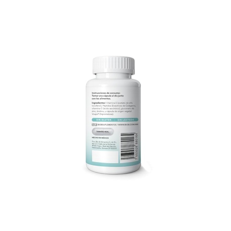 BIO B | Biotina Plus | 60 cápsulas veganas