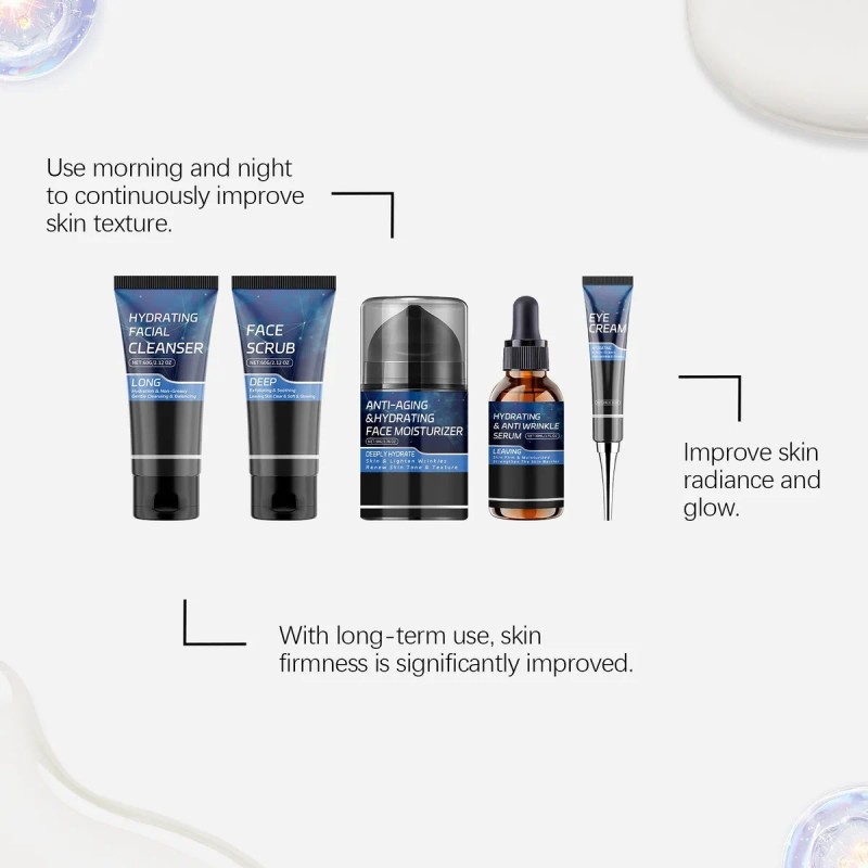 Set Limpieza Facial Profunda Hidratante Antiarrugas Calma