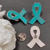 20 Pcs Funeral Ribbon Awareness Pins Memorial Lapel Brooches Forever