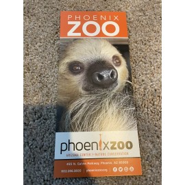 Phoenix Zoo PHOENIX Arizona Center Natural Conservation Flyer Brochure