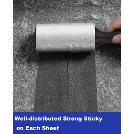 Petqueen Lint Rollers for Pet Hair Extra Sticky, 360 Sheets Lint Remover for Clothes, Clean The Hair on Sheeets Couch Furniture and Carpet, 6 Rollers