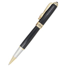Gullor Advanced Jinhao 1000 Executive Roller Ball Pen Black & Golden Dragon Clip pen