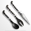 Munetoshi Handmade Medieval Iron One Piece Fork Spoon Knife Utensils