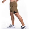 EVERWORTH Pantalones cortos de entrenamiento 2 en 1 para hombre