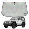 Iridescent Windshield Sun Shade fit for 2018-2025 Jeep Wrangler JL