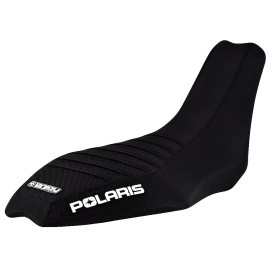 Enjoy Mfg Polaris Outlaw 450 500 525 SEAT COVER 2006-2008  BLACK / BLACK RIBS  #255A
