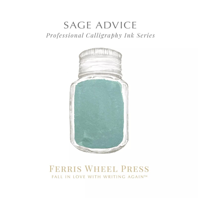 Ferris Wheel Press Sage Advice 28ml Opaque Calligraphy Ink