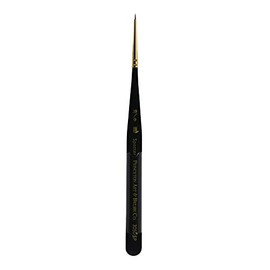 Princeton Mini-Detailer Paintbrush, Size 20/0 inch, Black