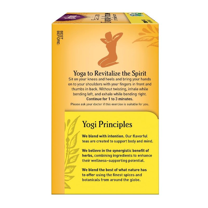 Yogi Tea Organic Sweet Lemon Immune Everyday Tea, 16 CT