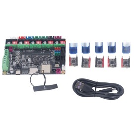 3D Printer Control Board for MKS TinyBee V1.0 Motherboard 5Pcs TMC2209 Stepper Motor Driver with Heat Sink DC12‑24V