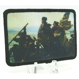Washington Crossing the Delaware 2"x3" hook and loop tactical morale patch