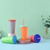 Lyellfe 10 Pack Color Changing Cups, 24 oz Reusable Tumblers