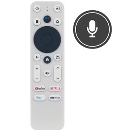 Replacement Voice Command Remote Control Commander Supports for Onn Android TV 4K UHD Stick TV Box 100024646 100026240 with 4 Shortcut APP Key Button