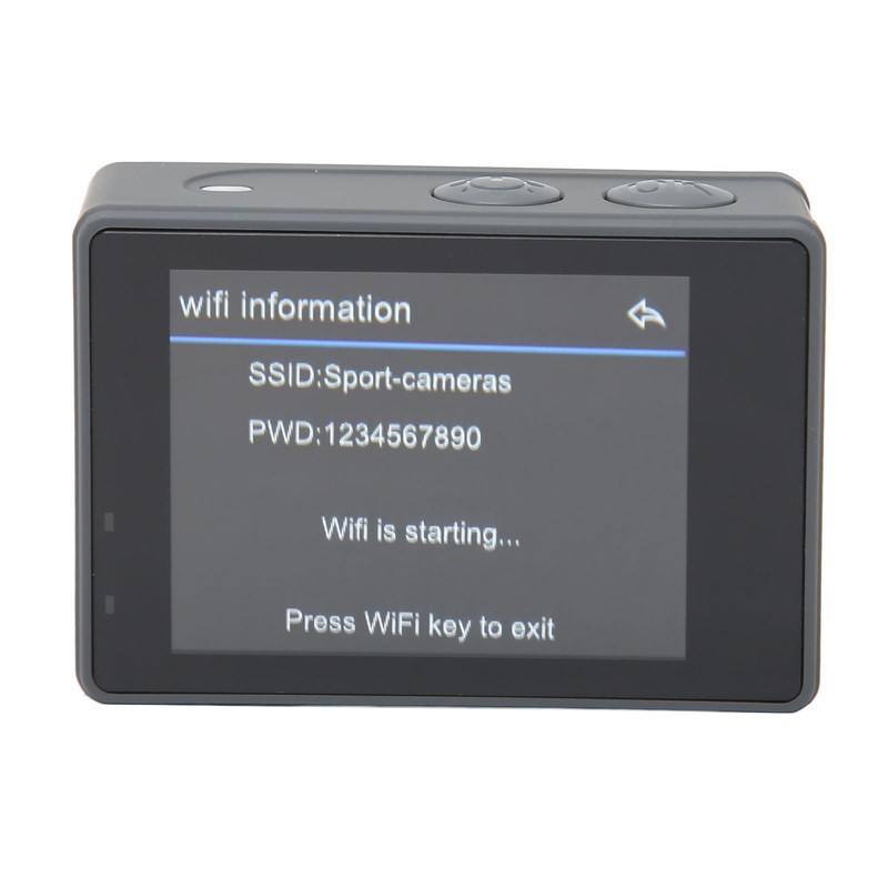 5K Waterproof Action Camera WiFi Remote Control 2.0inch and 1.3inch