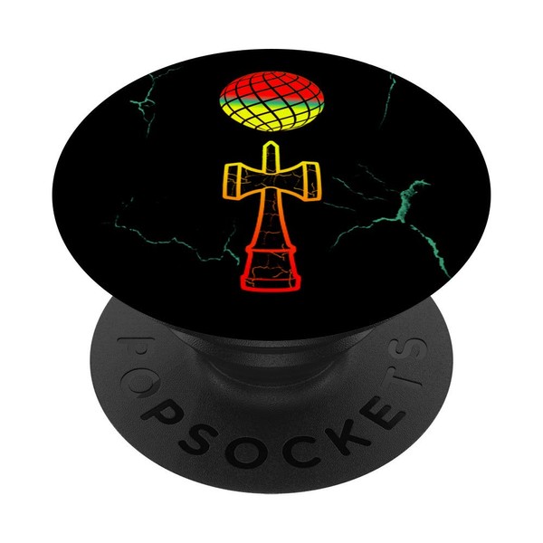 Cracked Sphere Kendama Ppsckt Skill Toy PopSockets PopGrip: Swappable Grip