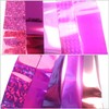 JERCLITY Pink Nail Foil Transfer Sticker Kit - 10 Rolls