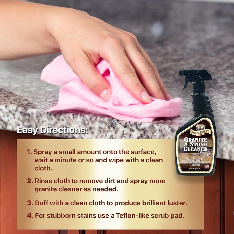 Parker & Bailey Granite & Stone Cleaner 24 oz. -