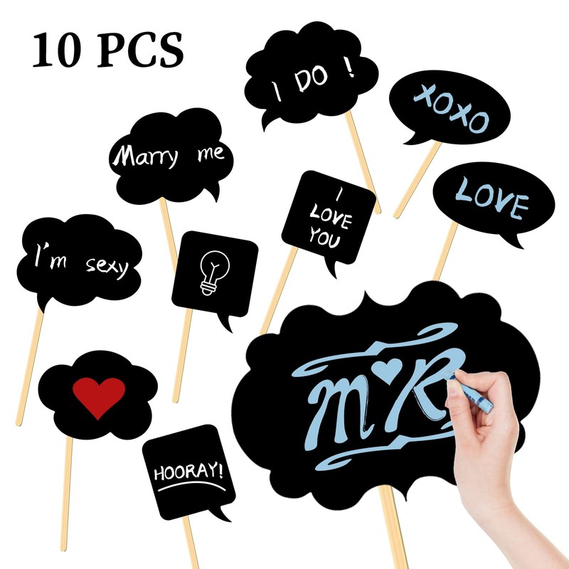 Andiker 10 Pcs Graduation Photo Booth Props, Funny Selfie Props