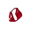 Fluffy Tailers Luxury Red Velvet Dog Harness No Pull Adjustable