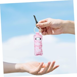 CAXUSD Portable Lipstick Holder Lipstick Keychain Holder