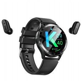 Smart Watch with Earbuds,1.39 HD Screen Fitness Tracker, 2 in 1 Smartwatch with Blood Oxygen Heart Rate Sleep Monitor for IOS & Androd