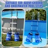 Kingdder 2 Pcs 50LB Heavy Duty Pool Ladder Weights, Universal