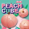 Speed Cube，3D Fruit Cube 3X3 Peach Shaped Magic Cube,1:1 Realistic