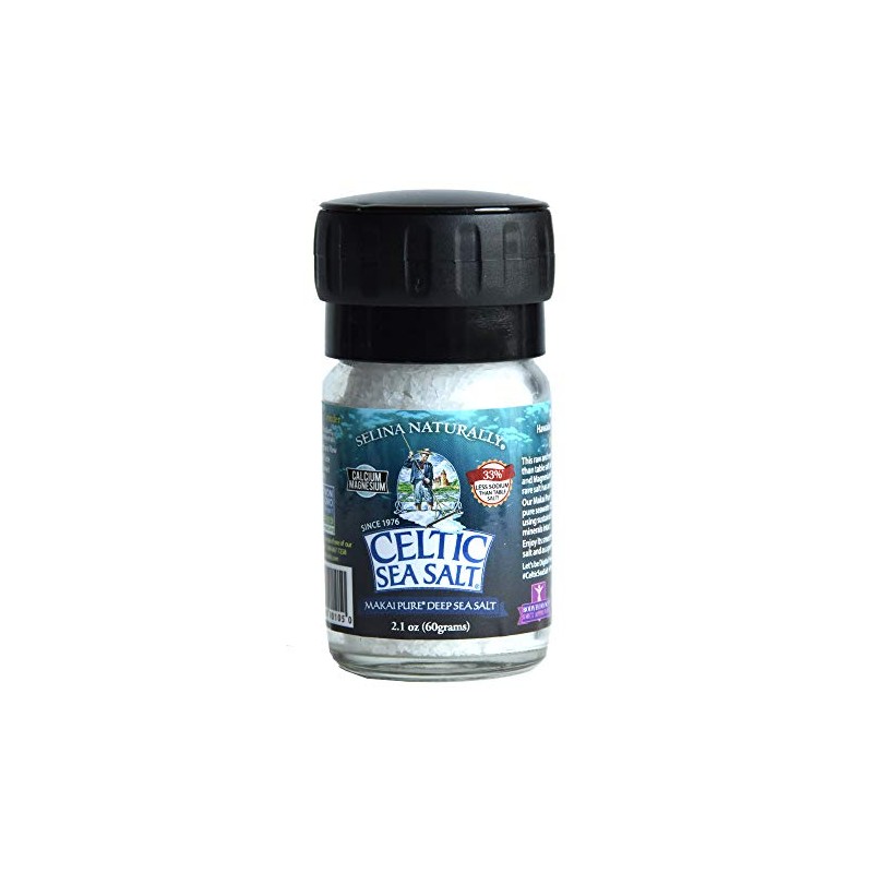 Celtic Sea Salt Makai Pure Deep Sea Salt Mini Grinder,