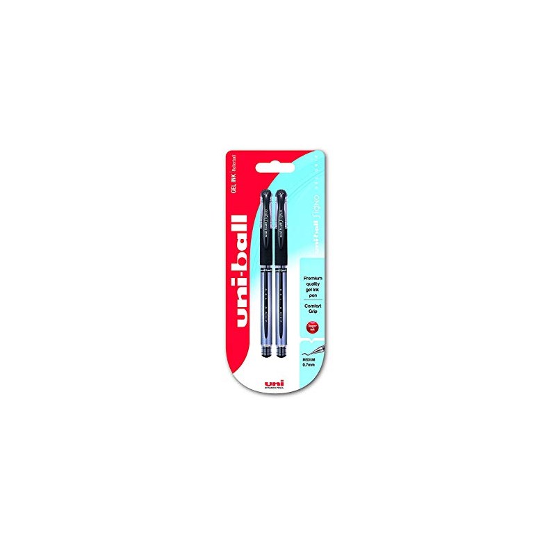 uni-ball Signo UM-151s Gel Grip Rollerball Pen - Black, Pack