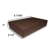 N'icePackaging 50 Qty - Dark Chocolate-Brown Cotton Filled Gift Boxes