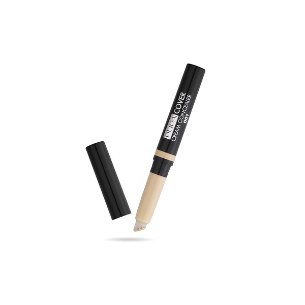 Pupa Milano Cover Cream Concealer, No. 002 Beige, 0.08 Ounce,