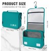 Playexen Hanging Travel Toiletry Bag, Foldable Waterproof Travel Organizer Bag