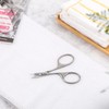 DERDOUT Curved Cuticle Scissors Extra Fine, Stainless Steel Small Manicure