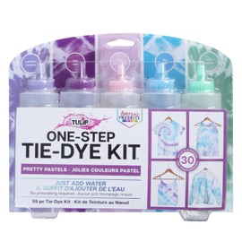 Tulip One-Step Tie-Dye Kit チューリップワンステップタイダイキット 5色キット かわいいパステル DIY 絞り染め