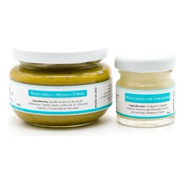 Mascarilla Arcilla Verde Y Mascarilla Colágeno Natural