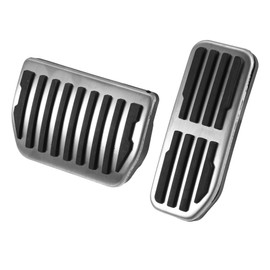 Hihaha Brake Pedal Pad Gas Accelerator Pedal Set Cover for Land Rover /2pcs