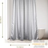 Silver Shower Curtains for Bathroom: 84 Inch Glitter Sparkle Bling