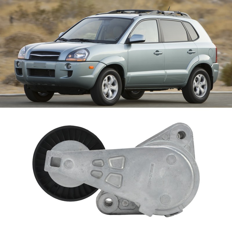 Belt Tensioner 2528137120 Metal Rust Proof Replacement for HYUNDAI SONATA