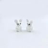5Pcs Bunny Beads Handmade Lampwork Beads Glass Rabbit Beads