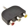 kenable 3.5mm Jack to 3 Phonos/RCA 4 pole AV out