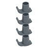 4 Pcs Walker Glide Skis Rubber Universal Walker Ski Glides