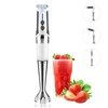 Cordless Immersion Blender Handheld: Powerful Rechargeable Electric Hand Blender, 21-Speed